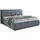 SUN GARDEN Polsterbett HARPER SIYA LF 180x200 cm Silber