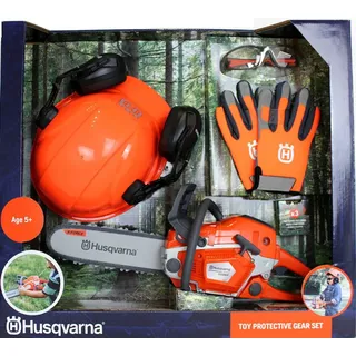 Husqvarna Spielzeug-Kettensäge 550XP mit Schutzausrüstung