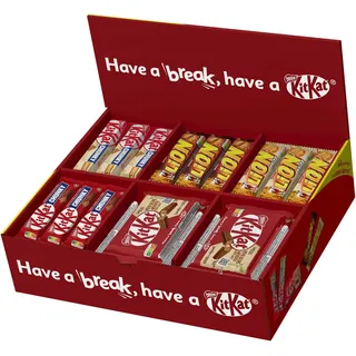 Nestlé KitKat Sortimentskarton Schokoriegel 64 St./2629,0 g, 64 St.