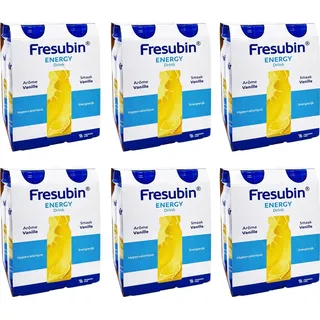 Fresubin ENERGY Drink Vanille| Trinknahrung hochkalorischer Energy Drink Vanille 6x4x200ml Trinkflasche