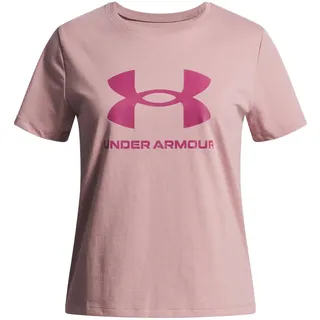 Under Armour Big Logo T-Shirt pink - YXL