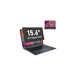 SOPPY Blickschutzfilter, 15,6 Zoll Laptop Blickschutzfolie, Laptop Screen Filter Datenschutz Bildschirmfilter mit Sichtschutz, Anti-Blaulicht und Blendschutz (16:9, 345 x 194 mm)
