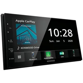 Kenwood DMX5020DABS 2-DIN Moniceiver mit DAB+/UKW, CarPlay, Android Auto, Bluetooth, 17,3 cm Touchscreen