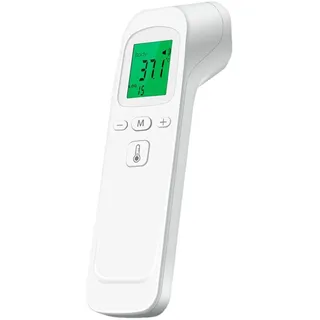 Infrarot Thermometer Digital, Kontaktloses Stirnthermometer, Fieberthermometer mit Alarm, 0.1°C Genauigkeit für Kinder, Erwachsene, Küche, Haushalt