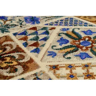 Auslaufmodell Riolis Kreuzstich Set "Kissenmosaik", Zahlmuster, 40x40cm