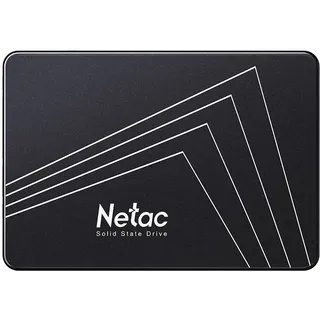 Netac SSD 2TB, SSD Festplatte Intern Sata 3.0 2,5 Zoll für Laptop, PC, Desktop, (N530S, Schwarz, 3D Nand)