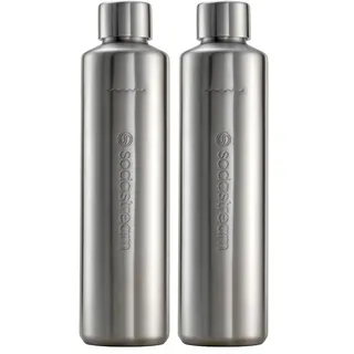 Sodastream Metallflasche DUO Thermic 0,8L silber
