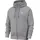 Sportswear Herren-Hoodie Dark Grey Heather/Matte Silver/White XXL