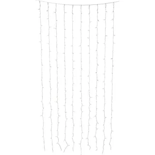 BUTLERS Lichtervorhang LED 1 m Transparent