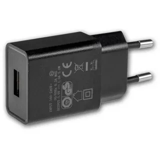ChiliTec Stecker-Netzteil mit USB "CTN-0510" Ein 110-240V~, Aus 5V=, 1A, 5W, schwarz