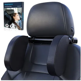 autolock Autokopfstütze Auto-Kopfstützen-Kissen, 180° verstellbare,Nackenstützkissen schwarz