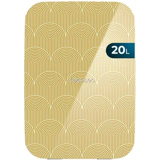 Cecotec Bolero MiniCooling 20L Bahamas Mini-Kühlschrank (20 l, 400 mm hoch, Gelb)