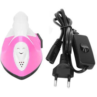 Mini Elektrisches Bügeleisen, Handgemachte Transferpresse Maschine DIY Craft Eisen Keramikheizung Reisebügeleisen für Patchwork Applikationen Craft