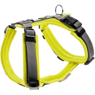 Hunter Maldon Hundegeschirr Limette/Grau S-M