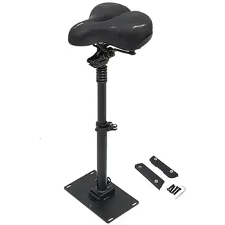 Ysislybin Sitz, Stoßdämpfendes Kissen für Ninebot ZT3Pro Elektroscooter, Höhenverstellbar 45-65cm Sitz Klappbar Sattel für E Scooter mit Straßenzulassung Roller Erwachsene für Langstreckenradfahren