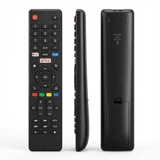 Dakana Fernbedienung für Dyon Movie Smart 32 40 43 49 XT Smart 24 XT 40 XT Smart 42 XT 55 XT 65 XT - Schwarz