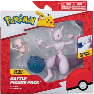 Pokémon Battle Figuren 2er Pack Mew & Mewtu