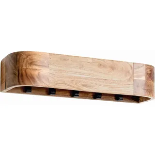 Haku-Möbel Wandgarderobe RIVERA Akazie Schwarz