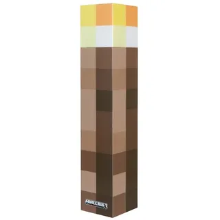 Minecraft LED Tischleuchte Braun Gelb Weiß
