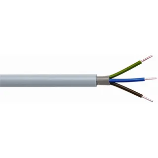 Kabelexpress Kunststoff-Mantelleitung NYM-J 3 x 1,5 mm2 5 m Ring