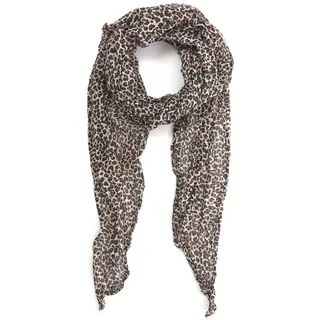 COLLEZIONE ALESSANDRO Italienischer Leo Schal " Yasminda " in braun | Gr.: onesize