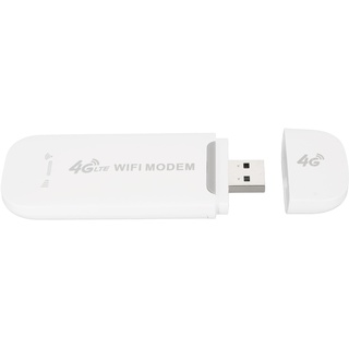 Entsperrter USB-Dongle für Mobiles Breitband, LTE-4G-USB-MODEM, WiFi-Hotspot, Tragbares Mobiles Drahtloses Netzwerk für Unterwegs, -Router, Standard-micro sim-Kartensteckplatz, Weiß