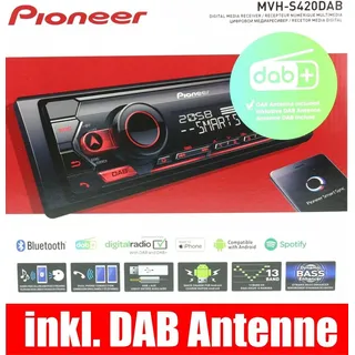 Pioneer MVH-S420DAB Autoradio inkl. DAB Antenne