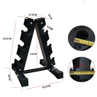 Hantelständer 200kg Hantelablage Kurzhantelständer Hantelbaum Dumbbell Ablage