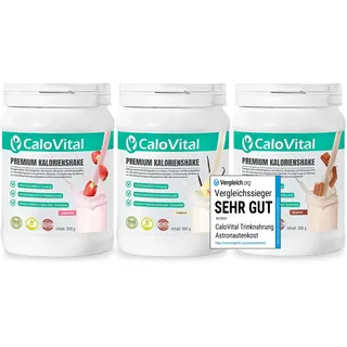 Sparset CaloVital | Premium Kalorien Shake Hochkalorische Aufbaunahrung für Gewichtszunahme 1 Pc Pulver zur Herstellung einer Lösung zum Einnehmen