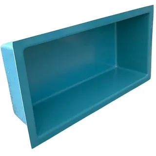 GFK Rechteckbecken 750L Türkisblau 200 x 100 x 60cm Teichbecken Rechteckig