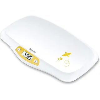 Beurer BY 80 Babywaage 956.05 digital Wägebereich (max.)=20kg Weiß, Gelb