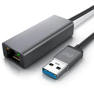 Primewire Netzwerk-adapter USB Typ A zu Rj-45 (Ethernet), USB 3.2 Netzwerkadapter extern mit Gigabit Rj45 Anschluss