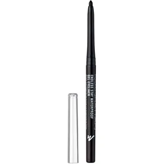 Manhattan Endless Stay Waterproof, Gel Eyeliner mit Glitzer und herausdrehbarer Mine ohne Anspitzen, Farbe Starlit Black