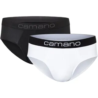 CAMANO Comfort BCI Baumwoll Slips Herren 1001 - white mix S