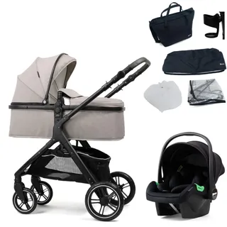 Pixini Nelio Kinderwagen Set 3in1 Schwarz