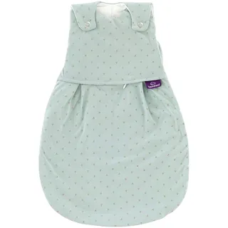 Träumeland Baby Schlafsack LIEBMICH Twister 74 cm blau 50/56-80/83