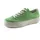 Leder-Sneakers in Grün | Gr.: 38,5