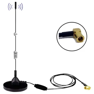 Albrecht MAG31 DAB+ Magnetfußantenne mit Verstärker Antennenkabel-Länge: 3m Kabel + Smb-stecker