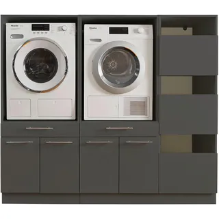 laundreezy Mehrzweckschrank-Set »LAUNDREEZY LDSK10«, grau