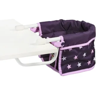 CHIC2000 Puppen-Tischsitz Stars Lila lila
