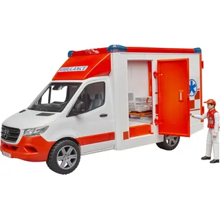 Bruder 02676 Matchbox Sprinter Ambulanz mit Fahrer