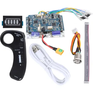 Hominas Elektrisches Skateboard ESC Kit, 430W 36V Fernbedienung Elektrisch Longboard Controller Dual Drive Hub Motor 10S Steuerplatine Elektroroller Zubehör