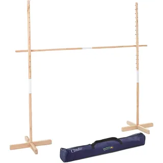 Garden Games Holz Limbo Spiel- NEU Stärkere Design mit niedriger Heringe für alle Altersgruppen