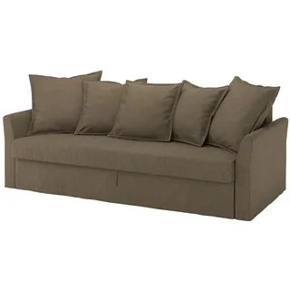 IKEA HOLMSUND Bezug 3er-Bettsofa Kilanda graubraun Kilanda graubraun