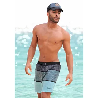 BENCH Badeshorts Mac Blau/Schwarz L