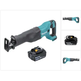 Makita DJR 186 T1 Akku Reciprosäge Säbelsäge 18 V + 1x Akku 5,0 Ah - ohne Ladegerät