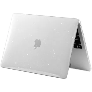 techprotect Tech-Protect SmartShell Hülle für MacBook Air 13" M2/M3 2022–2024 Transparent Glitzernd"