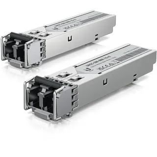 UBIQUITI networks Ubiquiti UniFi UACC Gigabit LAN-Transceiver, LC-Duplex MM 550m, SFP, 2er-Pack (UACC-OM-MM-1G-D-2)