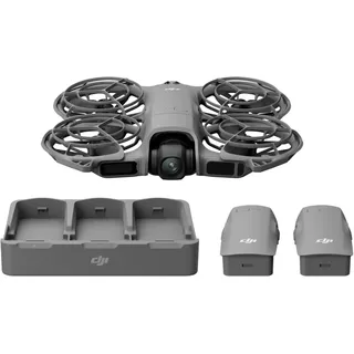 DJI Neo 2 Fly More Combo (nur Drohne), 4K-Drohne mit Kamera | Handstart/-landung, Gestensteuerung, ActiveTrack, Omnidirektionale Hinderniserkennung, 3 Akkus, ideales Präsent