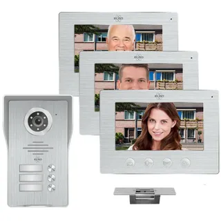 ELRO Video-Türsprechanlage 3 Familienhaus